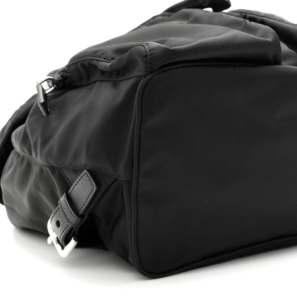 Nylon Vela Large Backpack Black