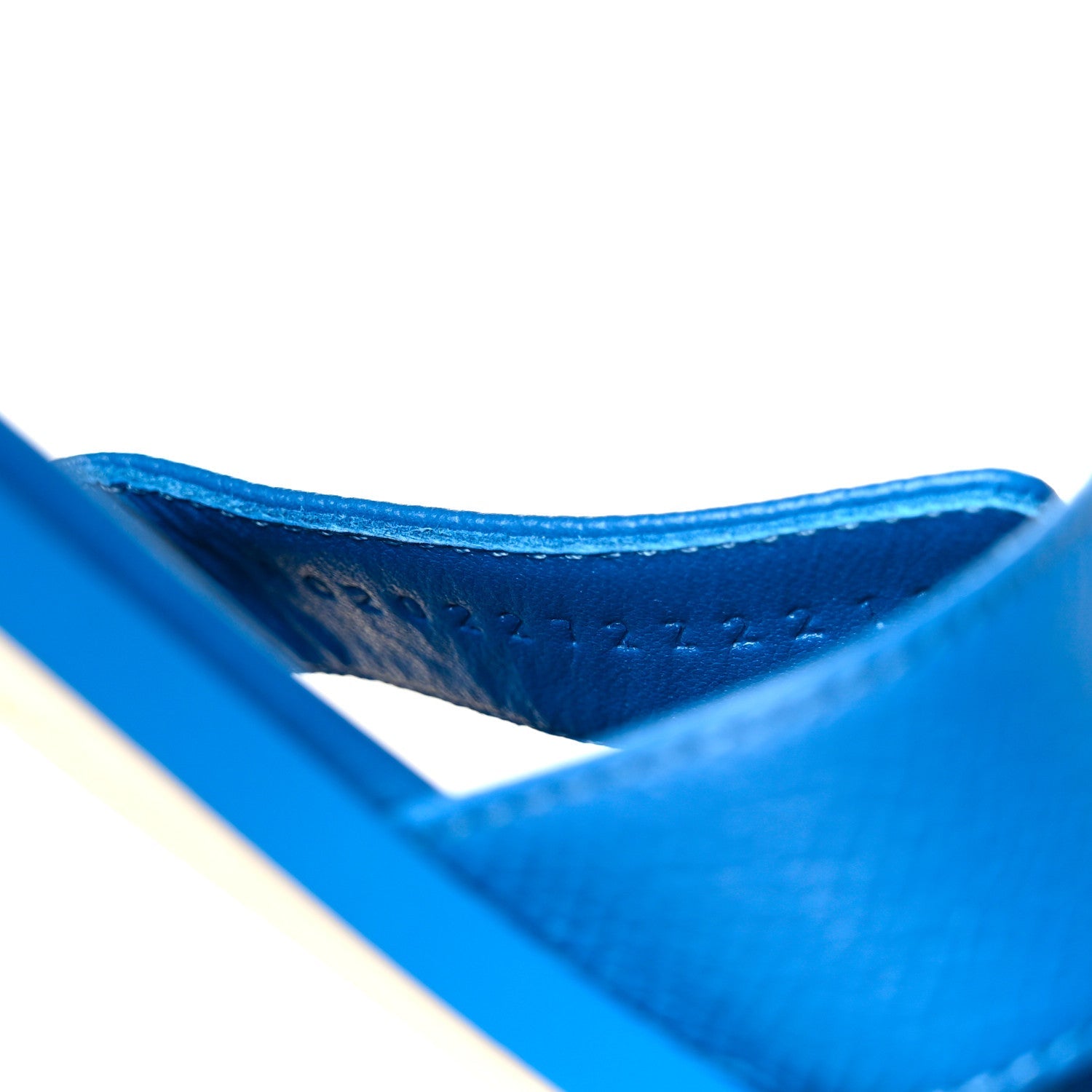 Epsom Oran Sandals 40 Bleu Bleuet