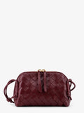 Bottega Veneta Women Concert Pouch Leather Shoulder Bag With Intrecciato Motif