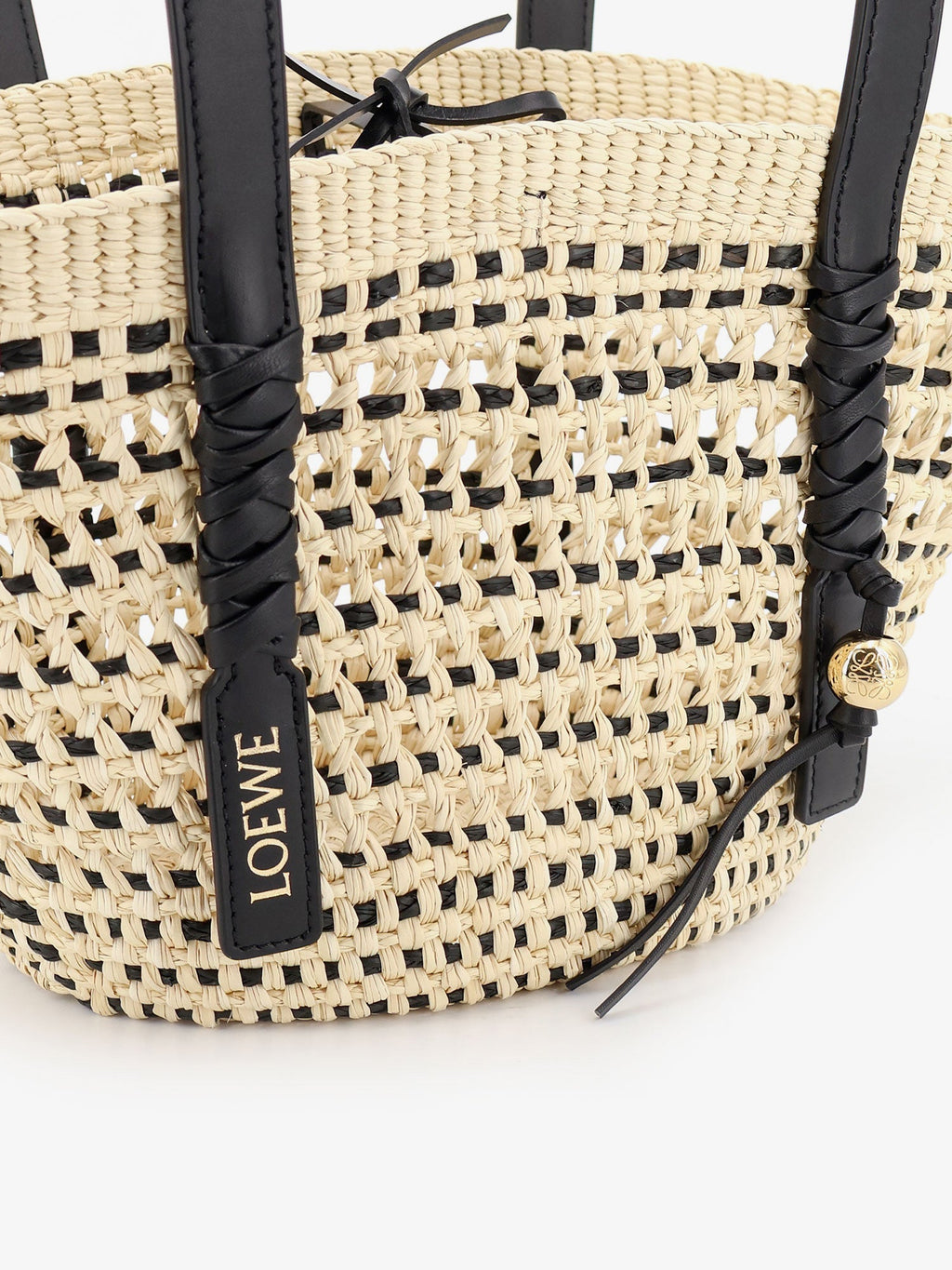 Loewe Women Paula's Ibiza -Braid Basket Small Iraca Palm Leaf Shoulder Bag