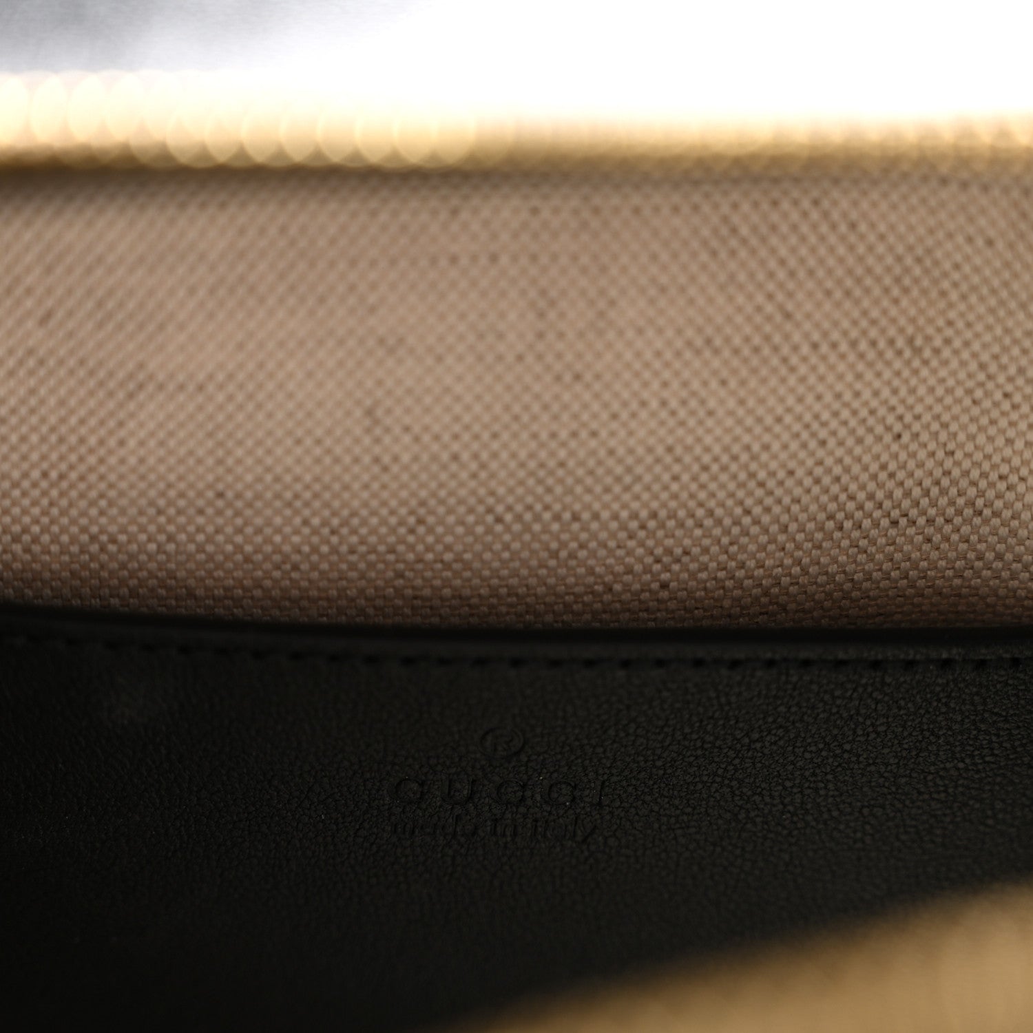 Sakai Be Green Calfskin Diagonal Stitched Blondie Top Handle Bag Black