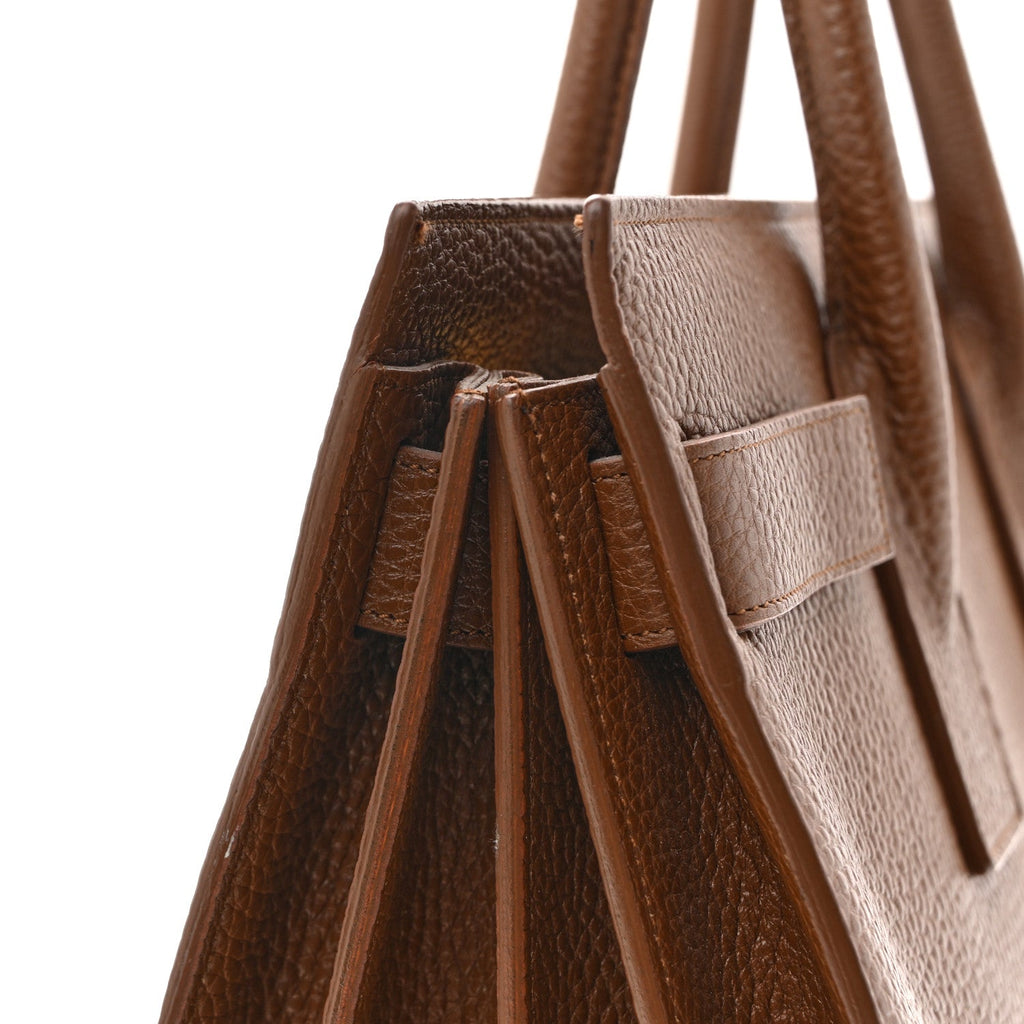 Grained Calfskin Large Souple Sac De Jour Carryall Cinnamon