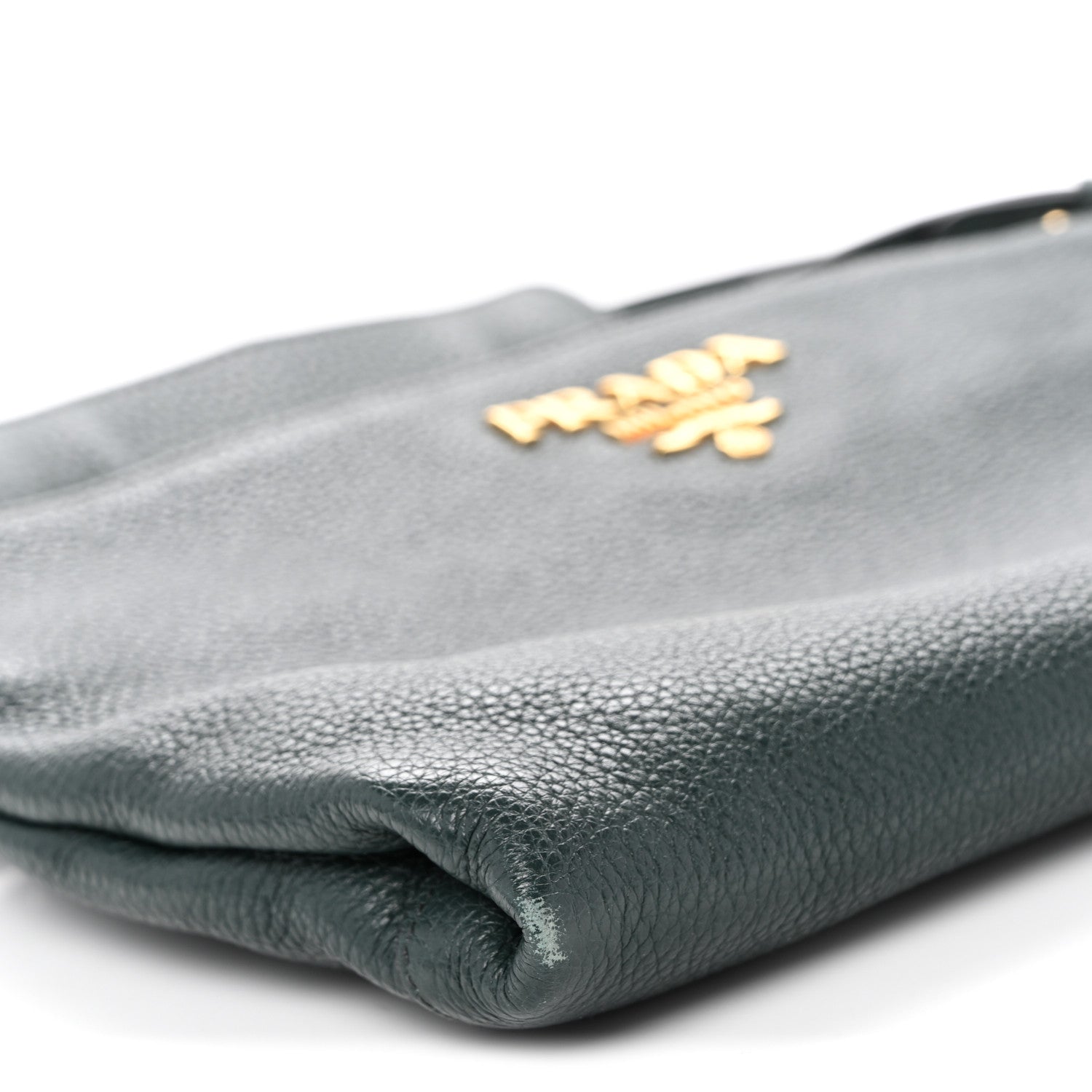 Vitello Phenix Zip Crossbody Bag Smeraldo
