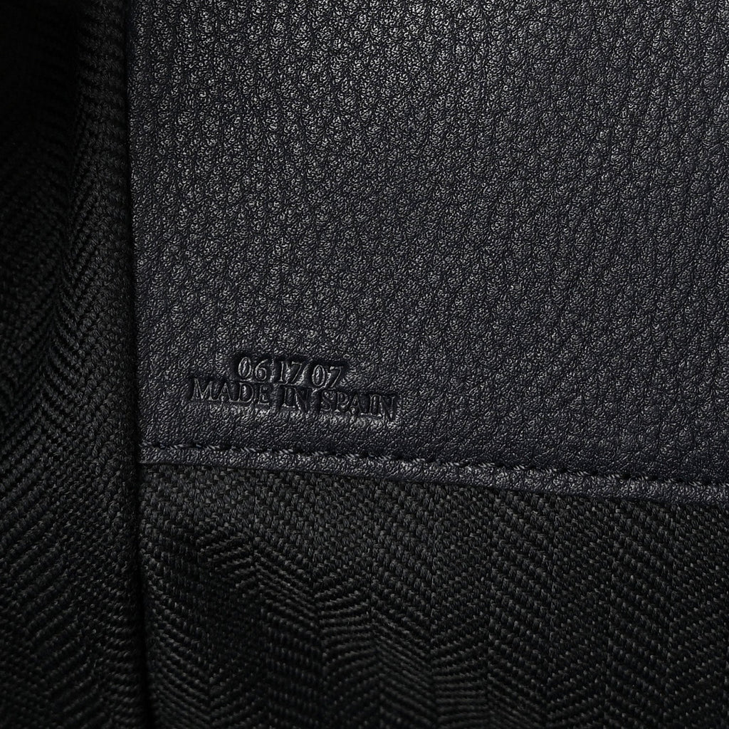 Calfskin Large Hammock Shoulder Bag Midnight Blue Black