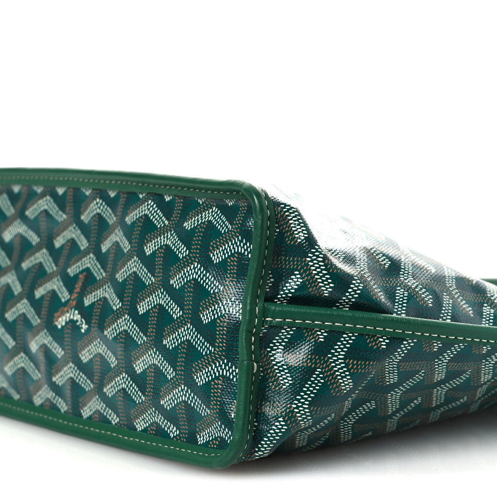 Goyardine Reversible Mini Anjou Green