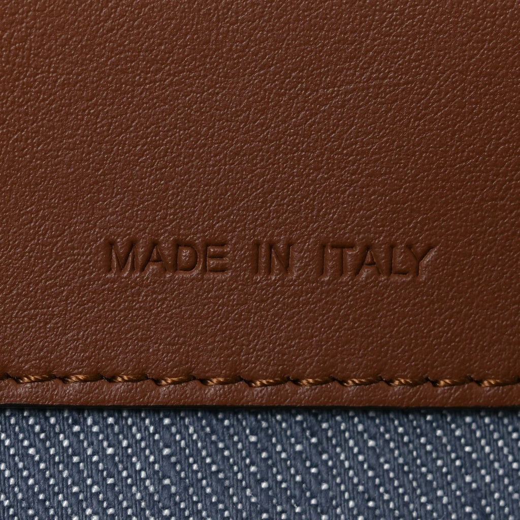 Denim Vitello Grace FF Mini By The Way Boston Bag  Blue