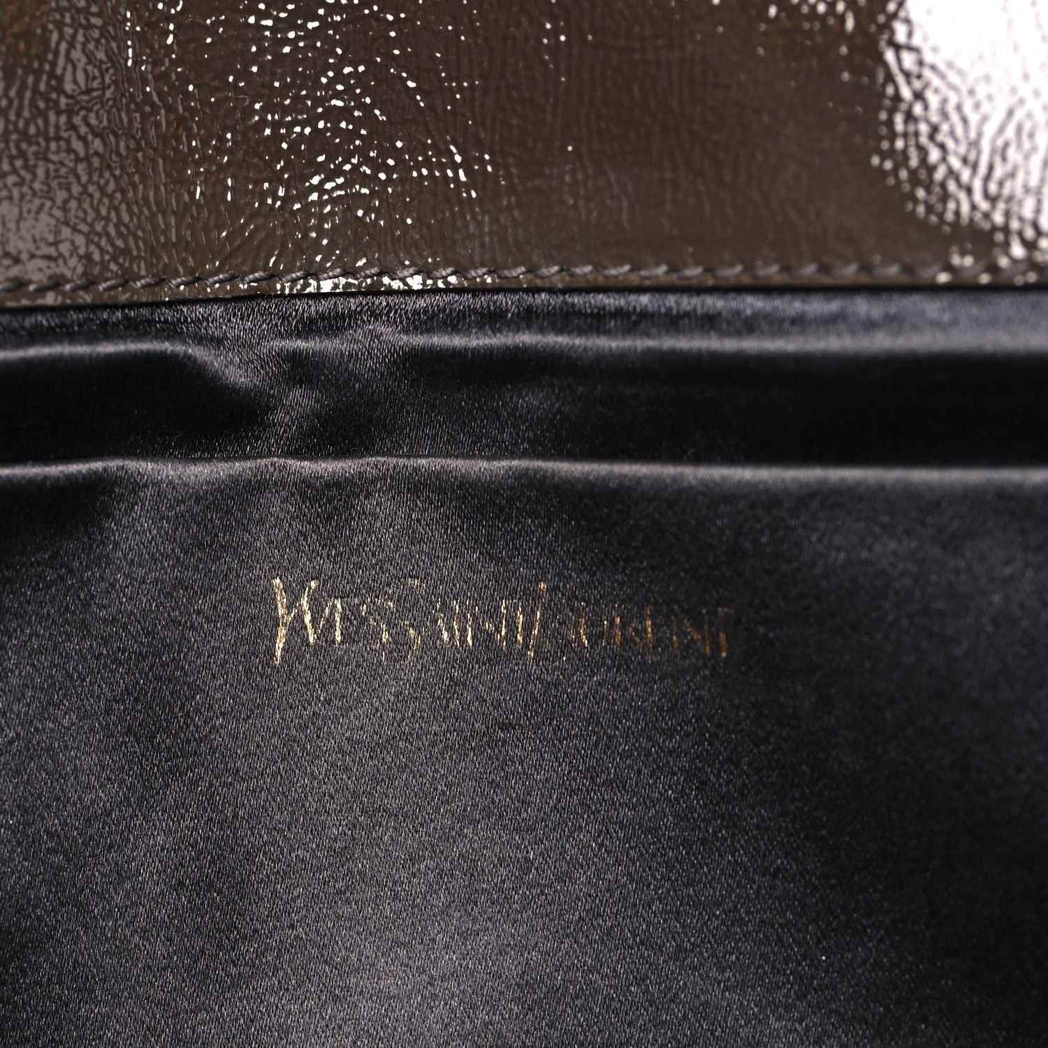 Textured Patent Monogram Large Belle De Jour Green