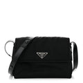 Re-Nylon Padded Medium Traveller Black