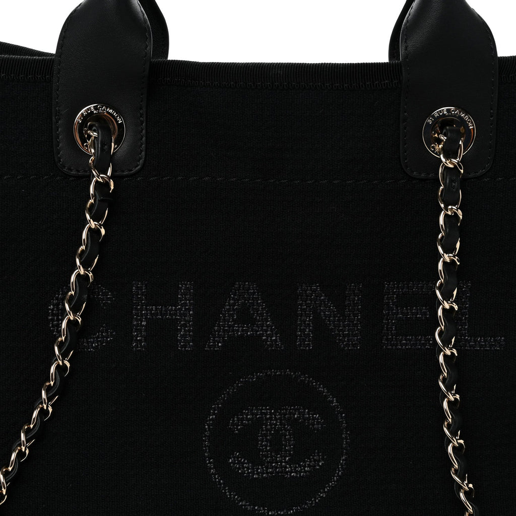 Mixed Fibers Small Deauville Tote Black