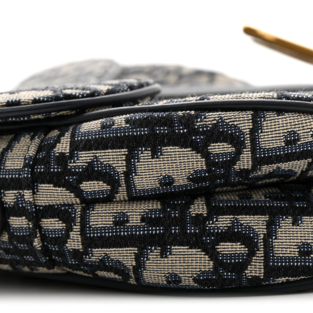 Oblique Saddle Bag Blue