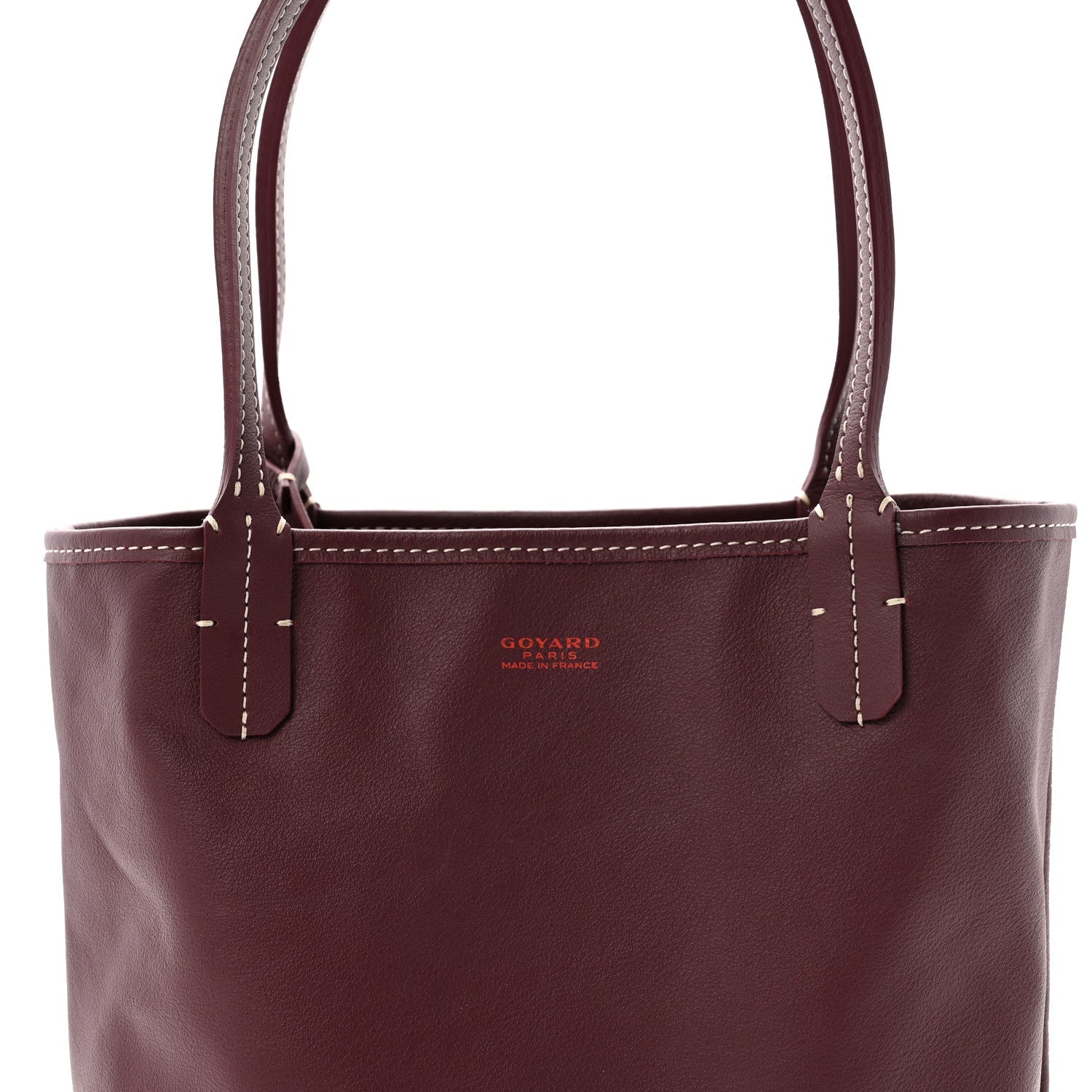 Goyardine Reversible Mini Anjou Burgundy
