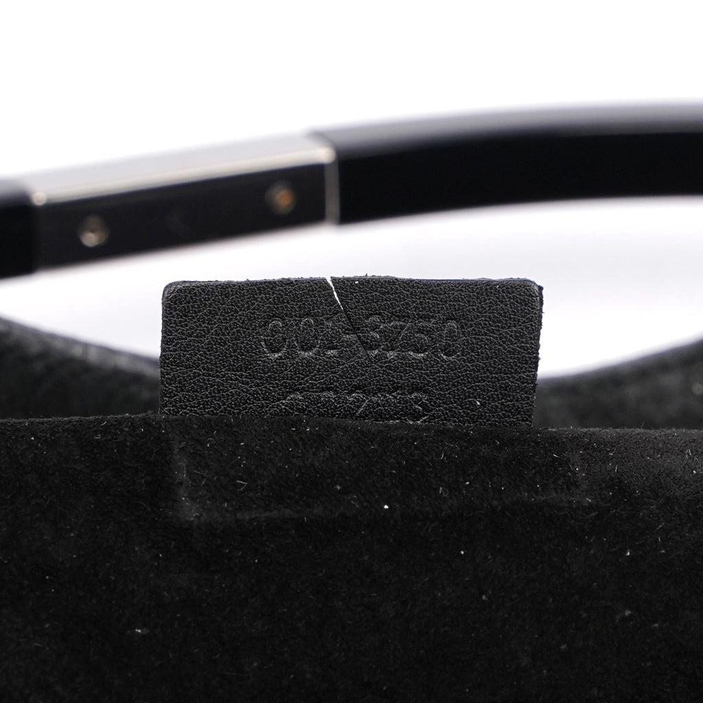 Fall 1999 Black Leather Loop Shoulder Bag