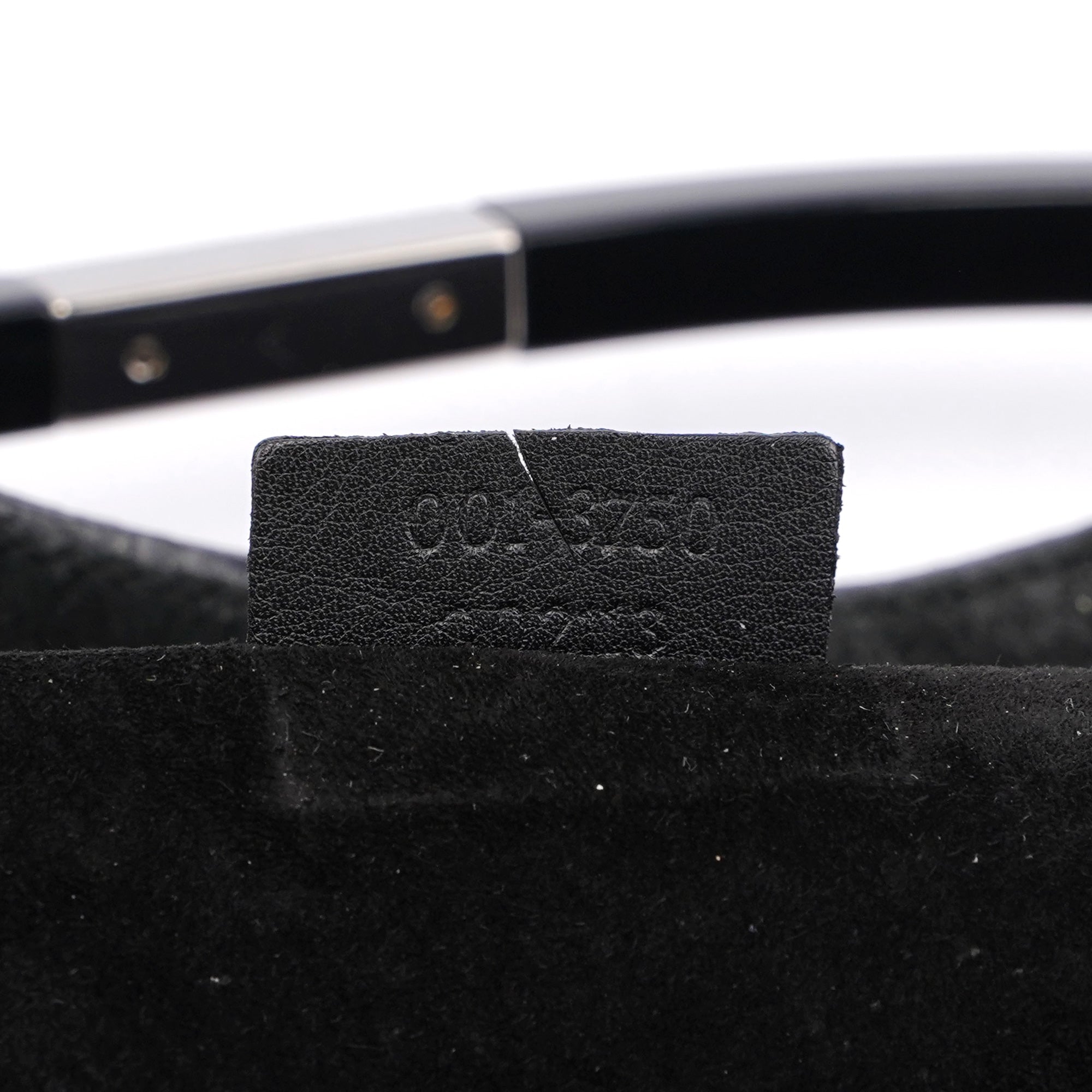 Fall 1999 Black Leather Loop Shoulder Bag
