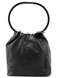 Fall 1999 Black Leather Loop Shoulder Bag