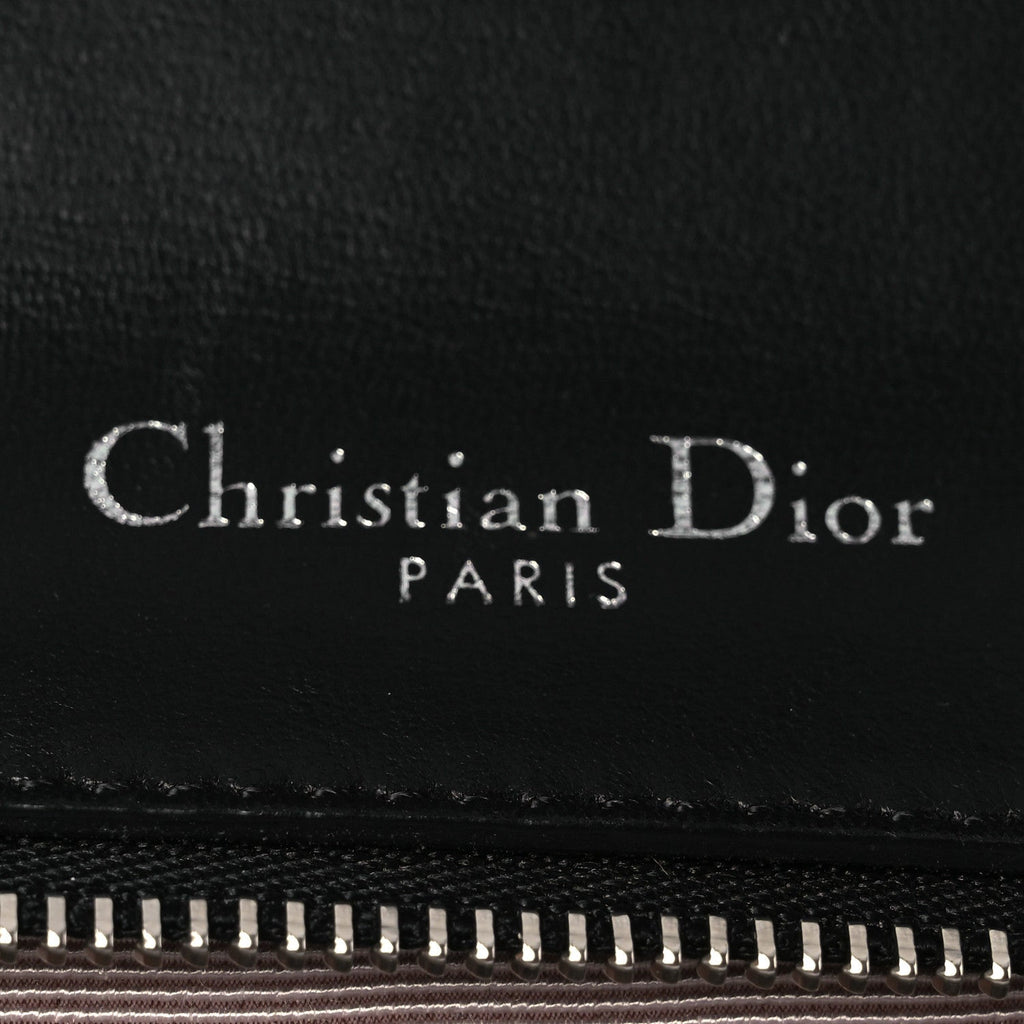 Lambskin Medium Diorama Flap Bag Black