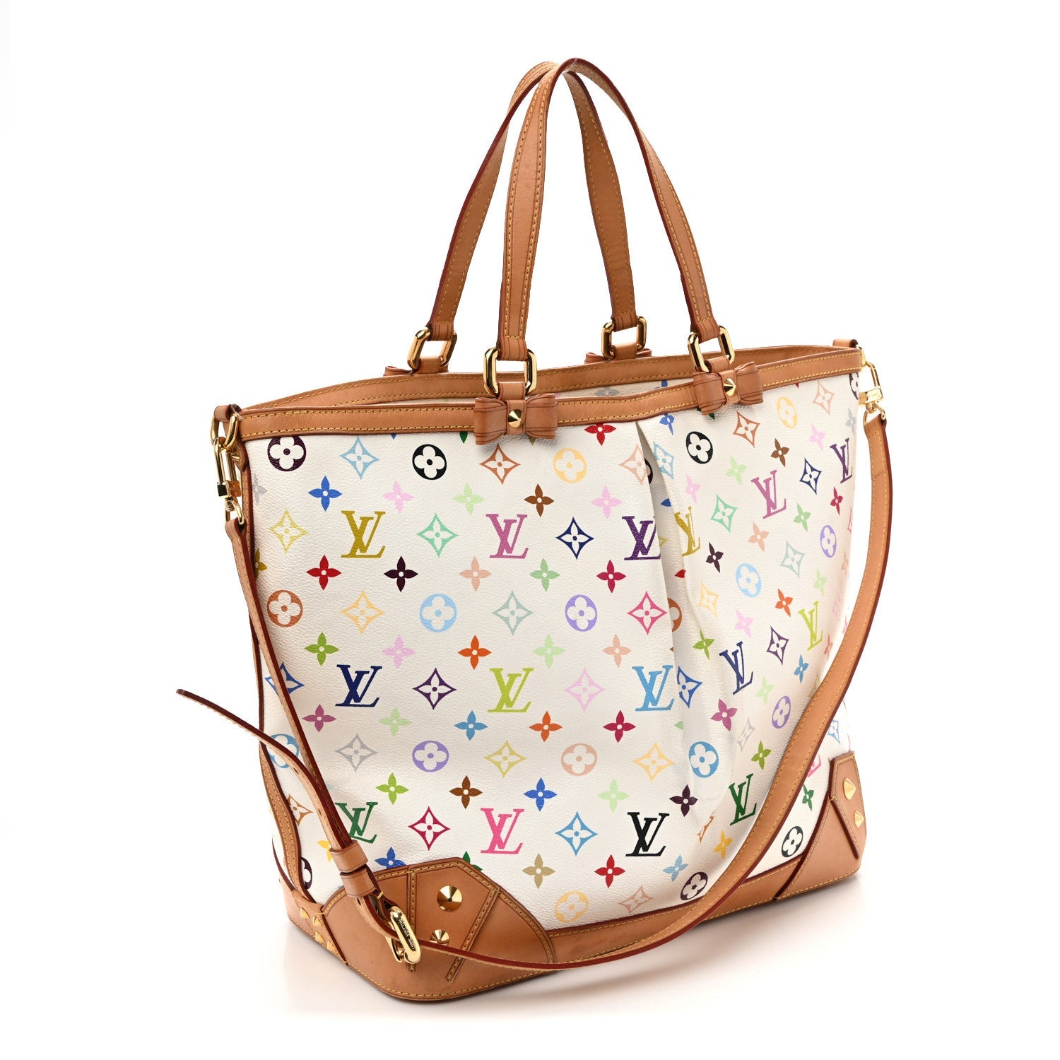 Monogram Multicolor Sharleen GM White White