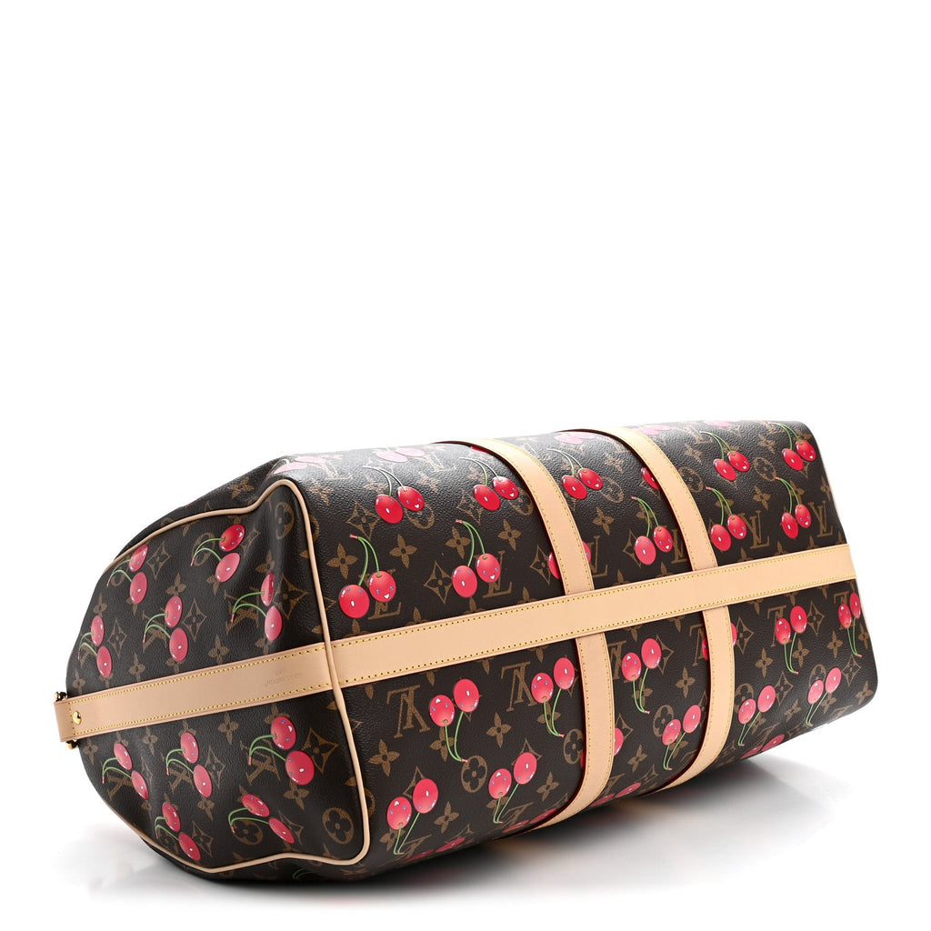 LV X TM Monogram Cerises Keepall Bandouliere 45