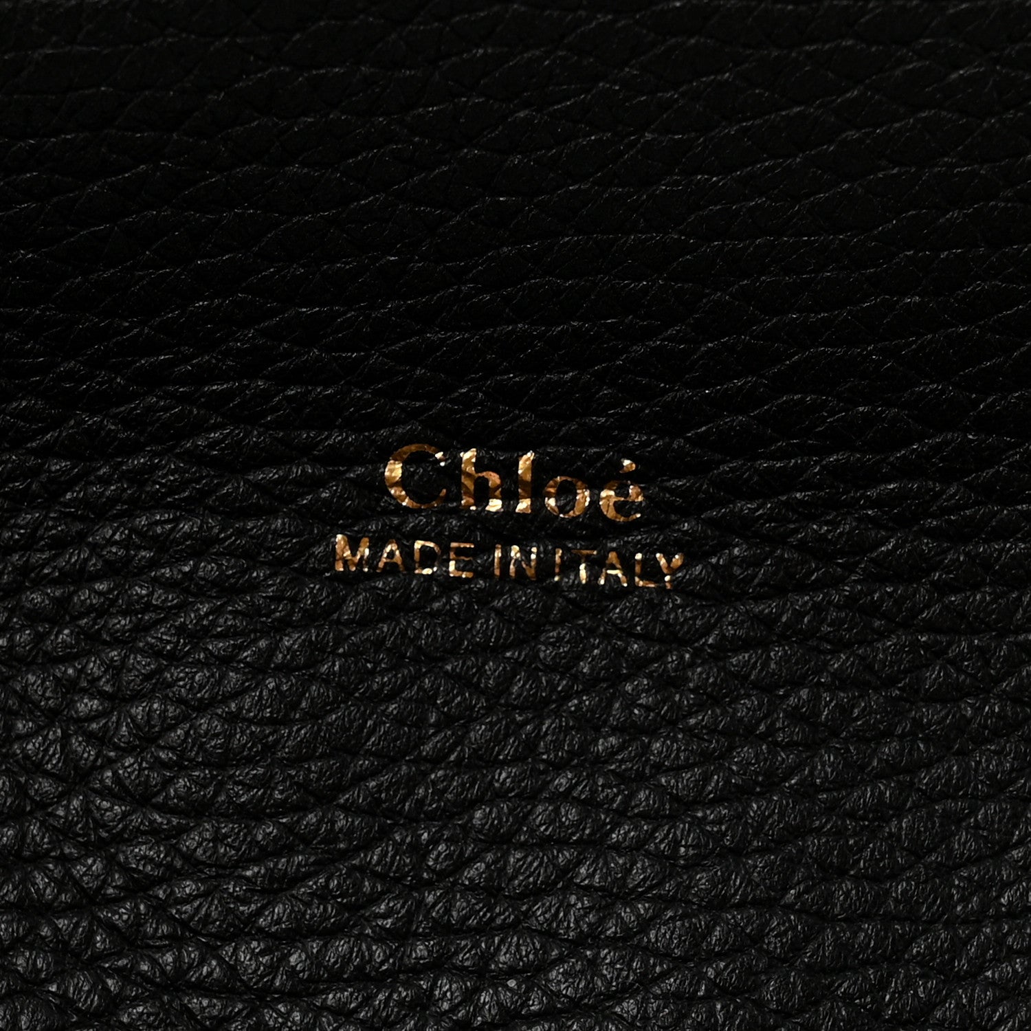 Grained Calfskin Medium Aby Day Shoulder Bag Black