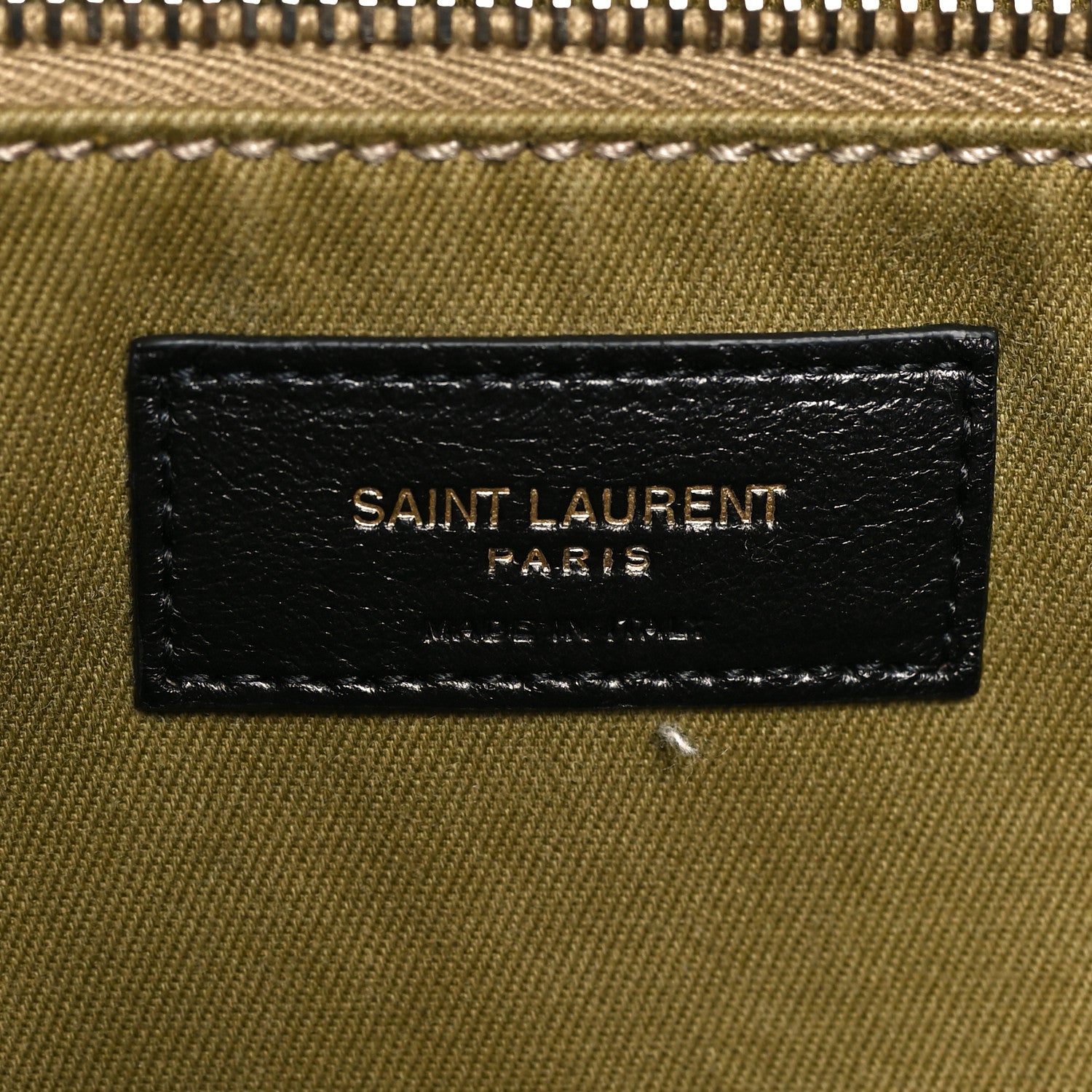 Canvas Rive Gauche Maxi Tote Fir Green