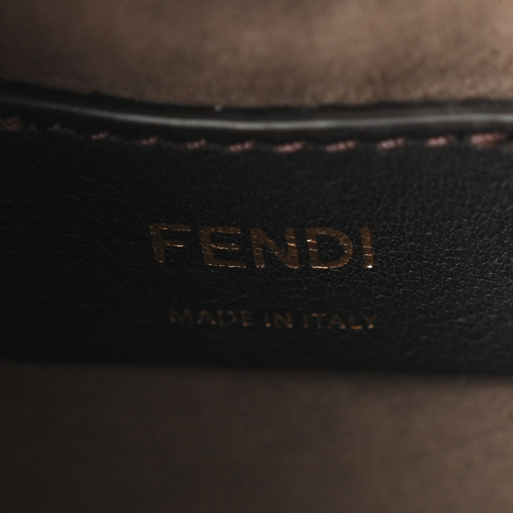 Vitello Cruise F is Fendi Mini Mon Tresor Bucket Bag Light Rose