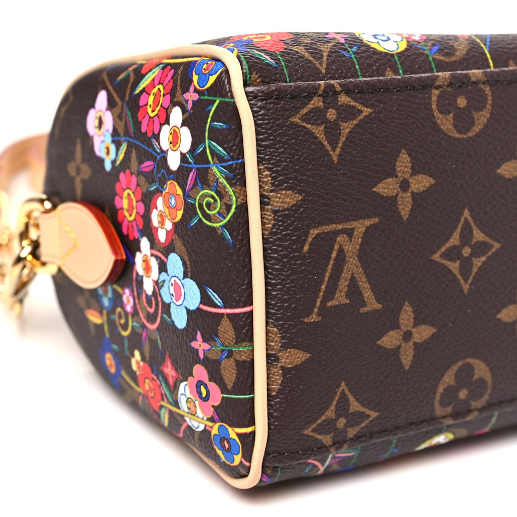 LV X TM Monogram Flowers Speedy Bandouliere 20