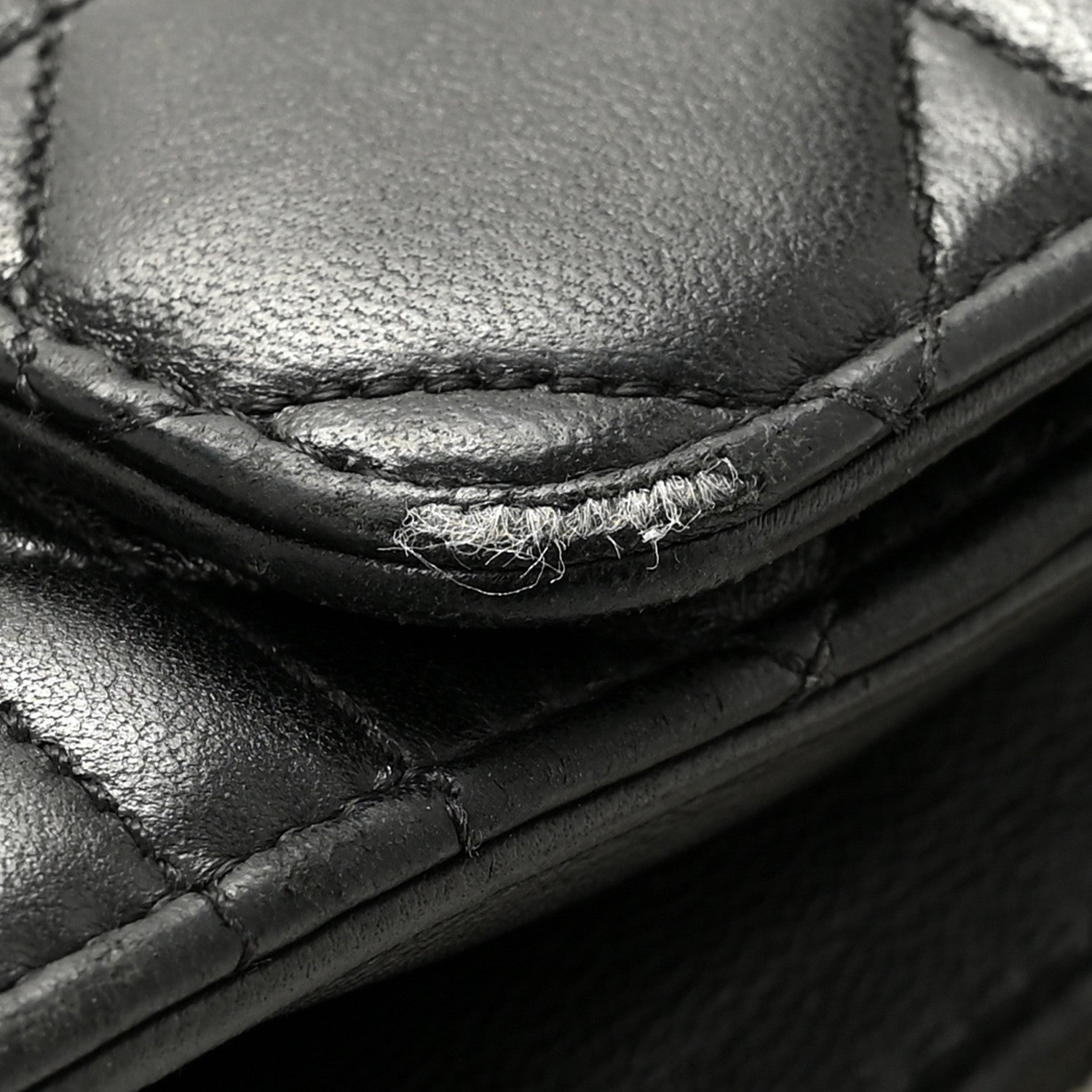 Lambskin Cannage Miss Dior Promenade Pouch Black