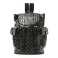 Brushed Monogram Eclipse Christopher MM Backpack Black