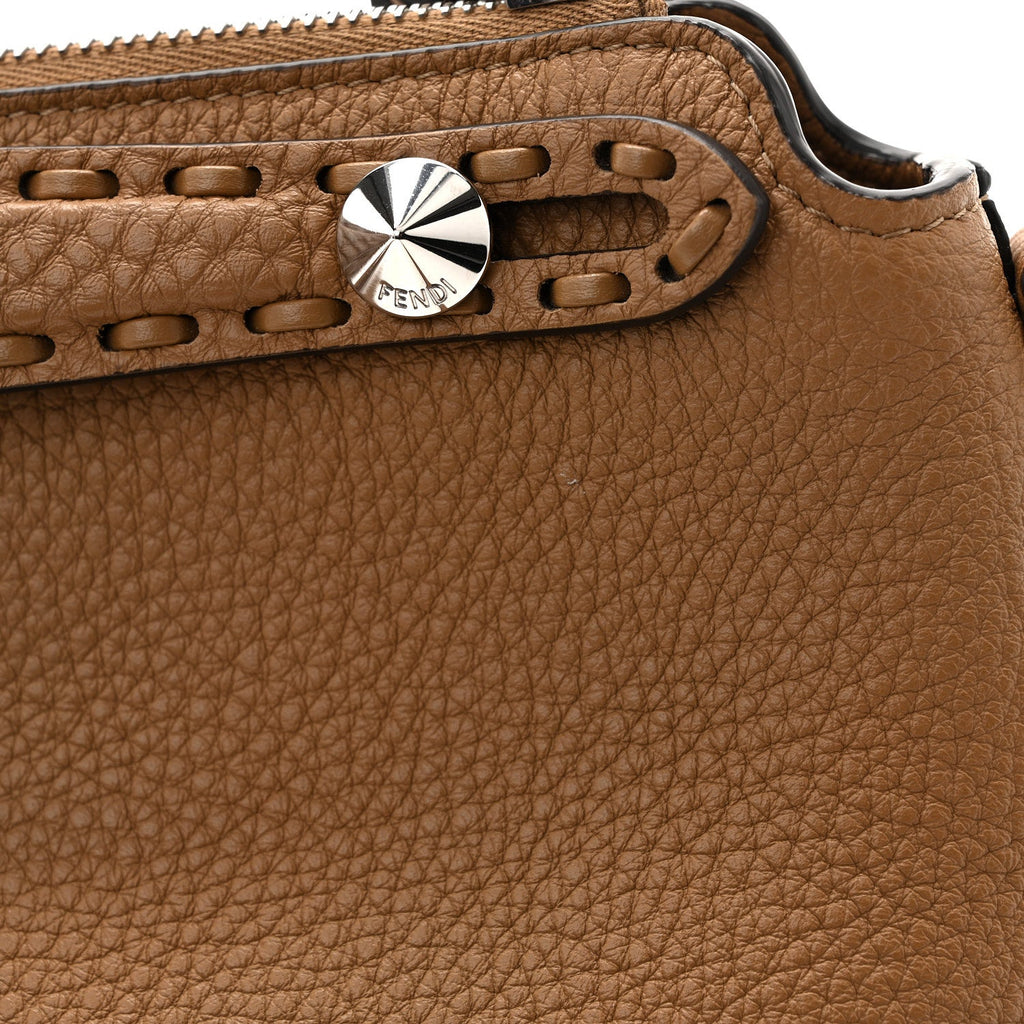 Cuoio Romano Selleria Sintetica Tape Stitch Mini By The Way Boston Bag Beige