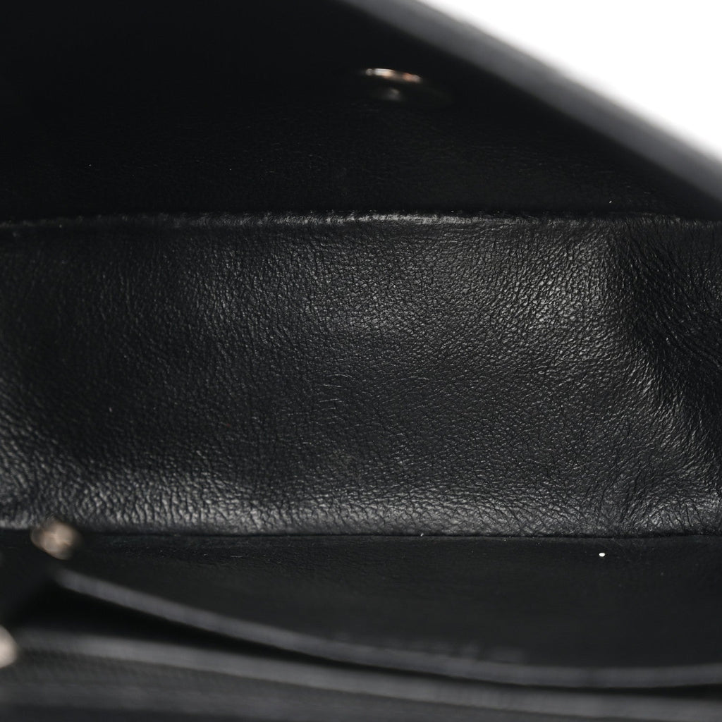 Caviar Quilted Mini Square Flap Black
