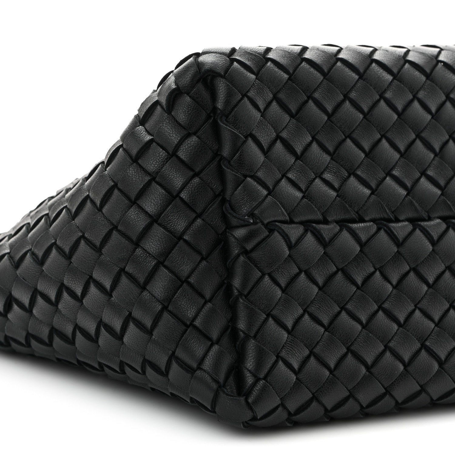 Nappa Intrecciato Mini Cabat Black