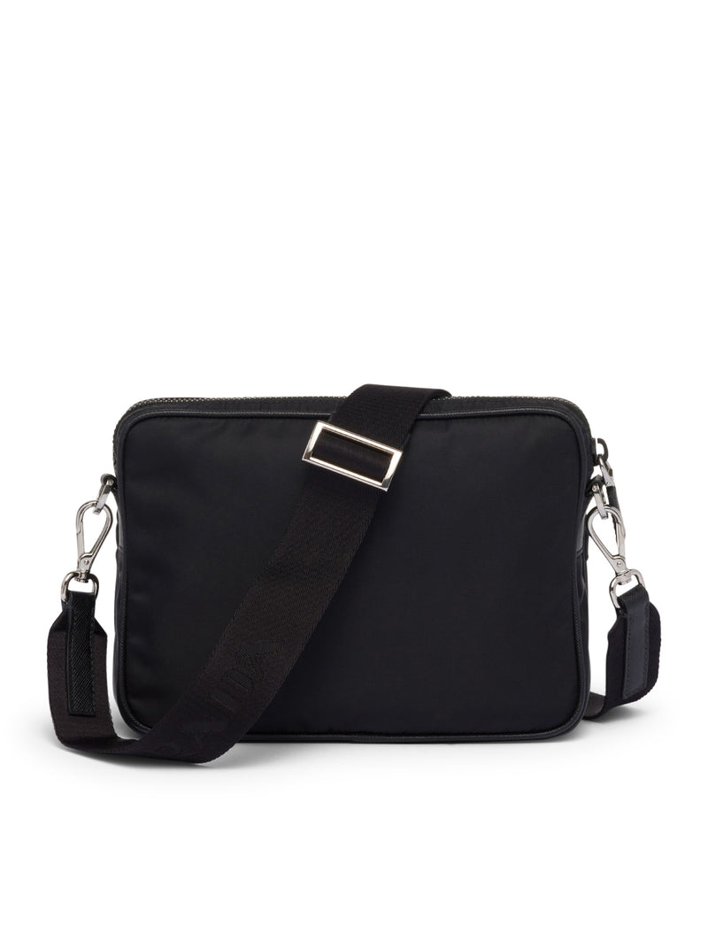 Prada Men Shoulder Bag In Re-Nylon And Saffiano