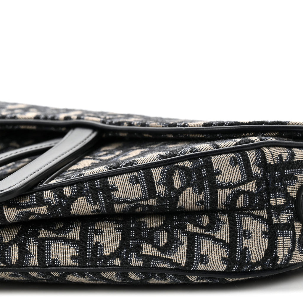 Oblique Saddle Bag Blue