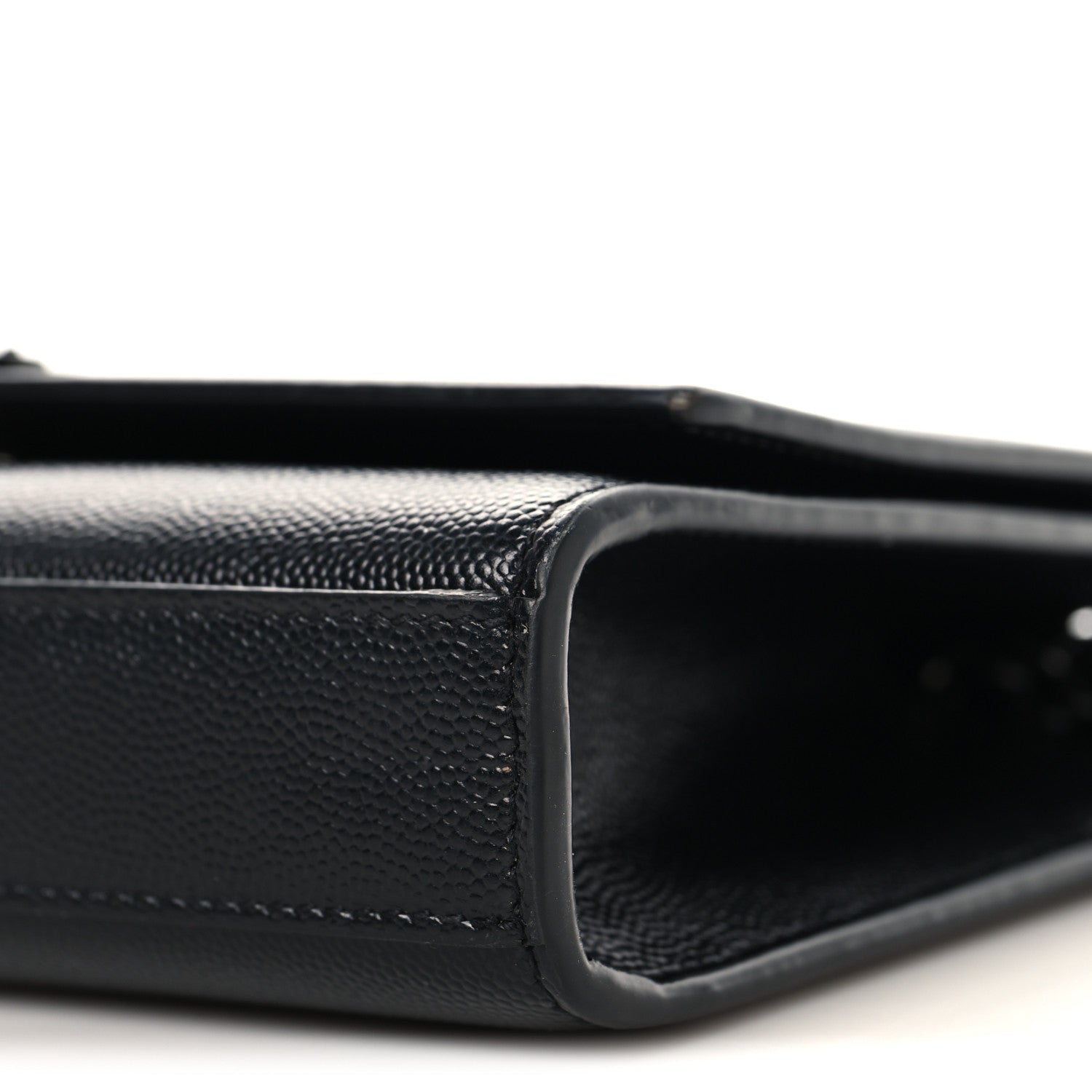 Grain De Poudre Small Monogram Monochrome Kate Satchel Black