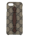 Gucci Unisex-Adult GG Supreme Selleria iPhone 8 Case