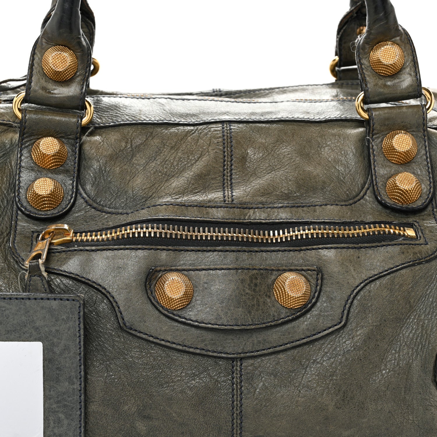 Agneau Giant 21 Gold Hardware Work Anthracite