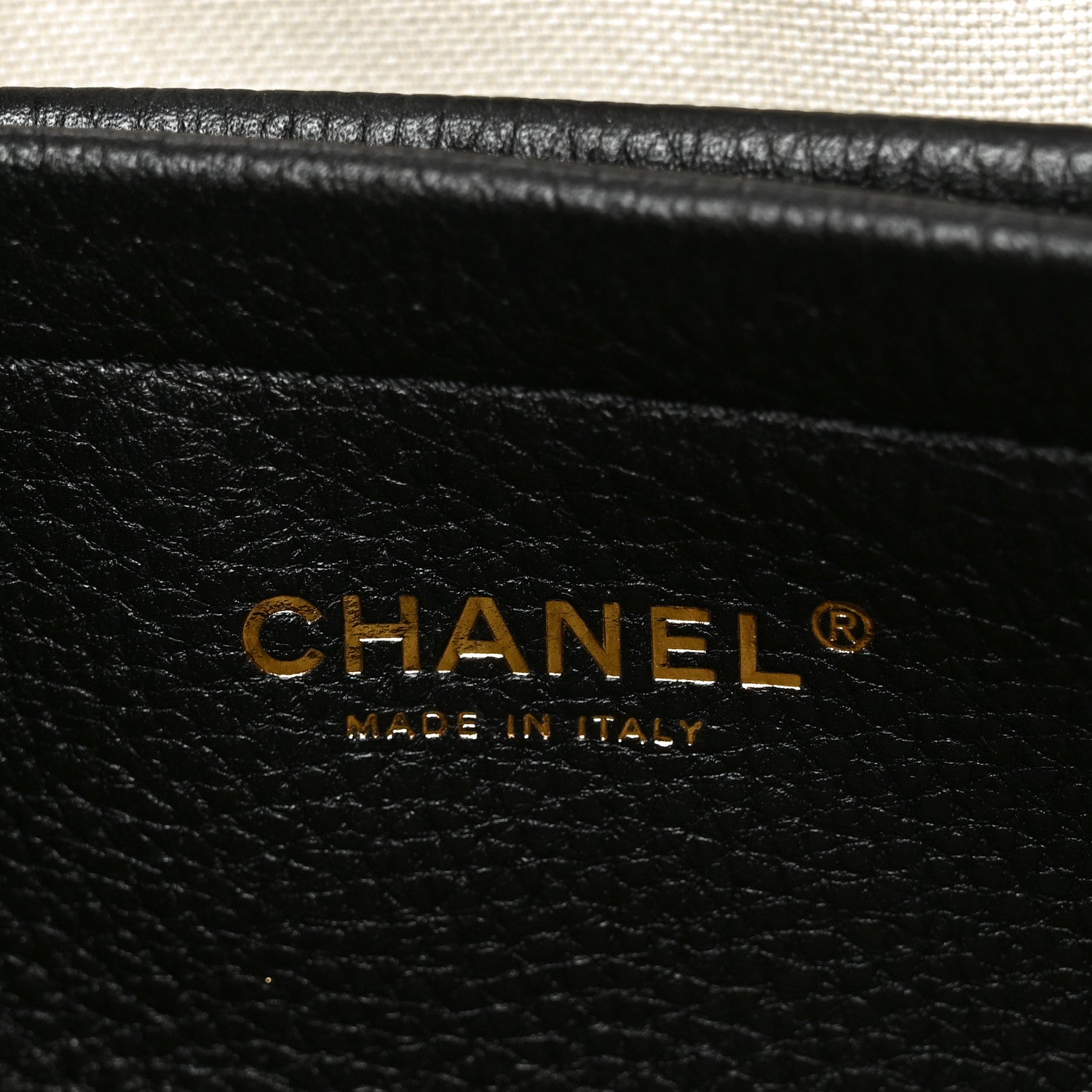 Grained Calfskin Urban Essentials Small Shopping Bag Black