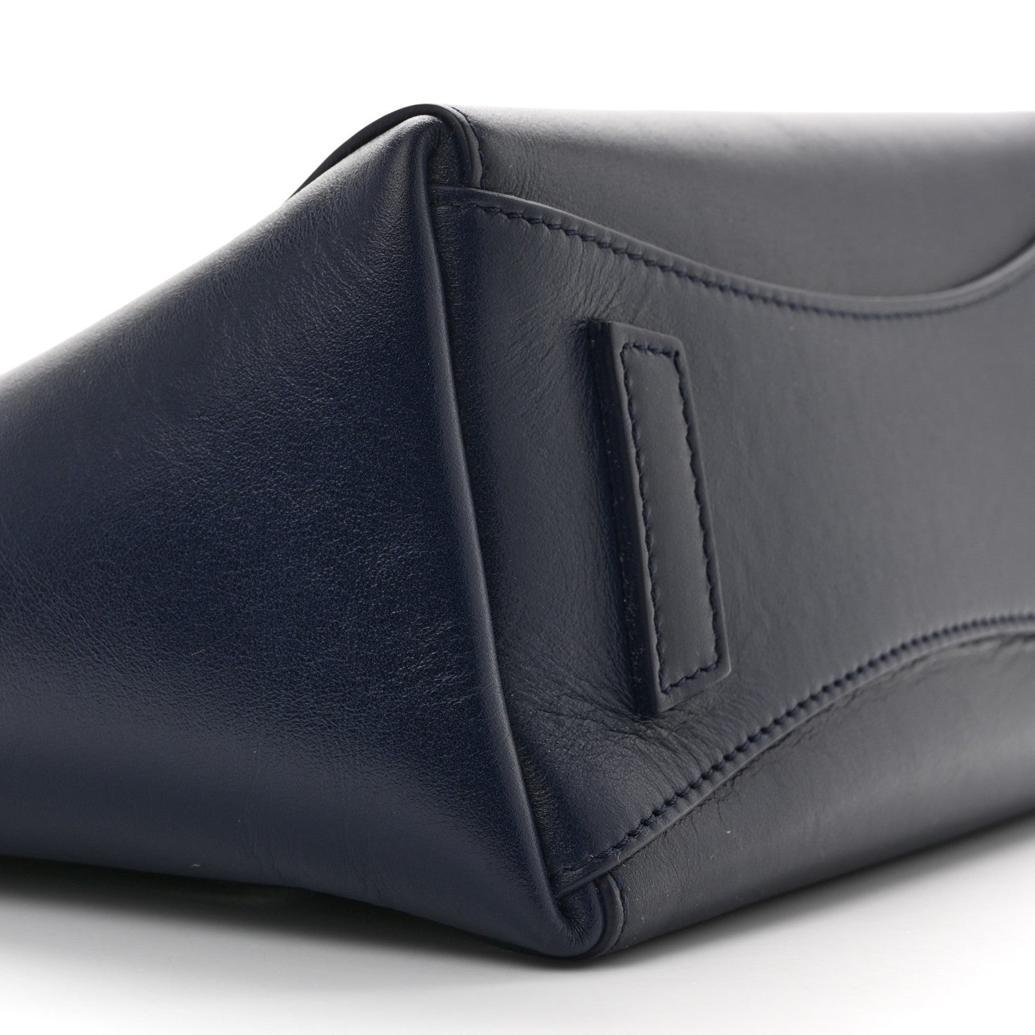 Box Calfskin Mini Sport Antigona Top Handle Bag Navy