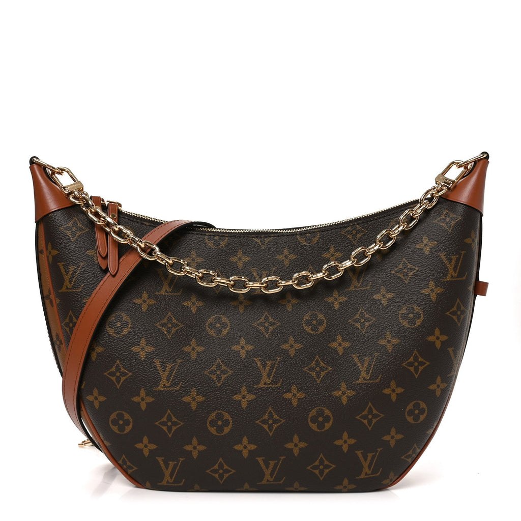 Reverse Monogram Loop Hobo