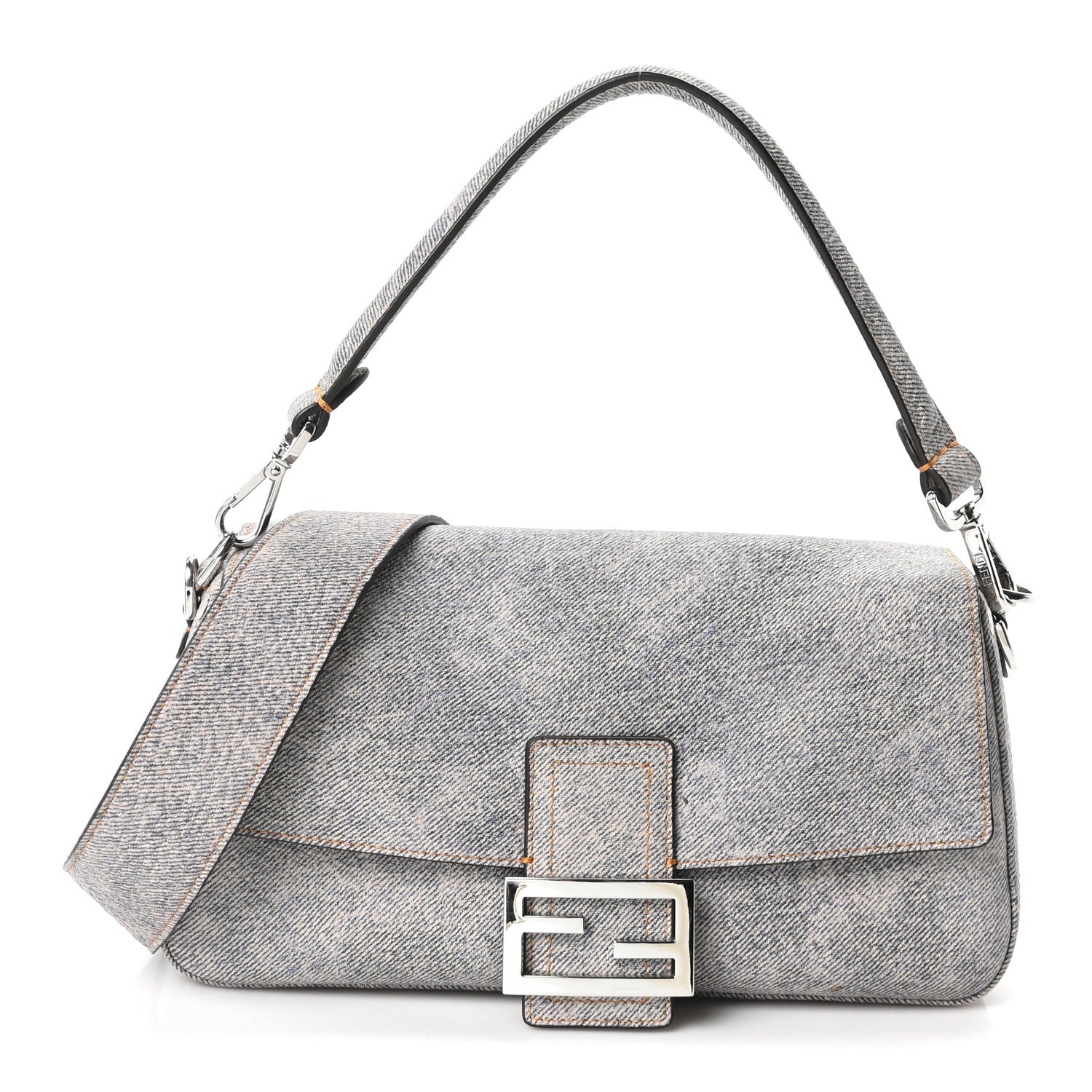 Cuoio Romano Denim Effect Baguette Grey