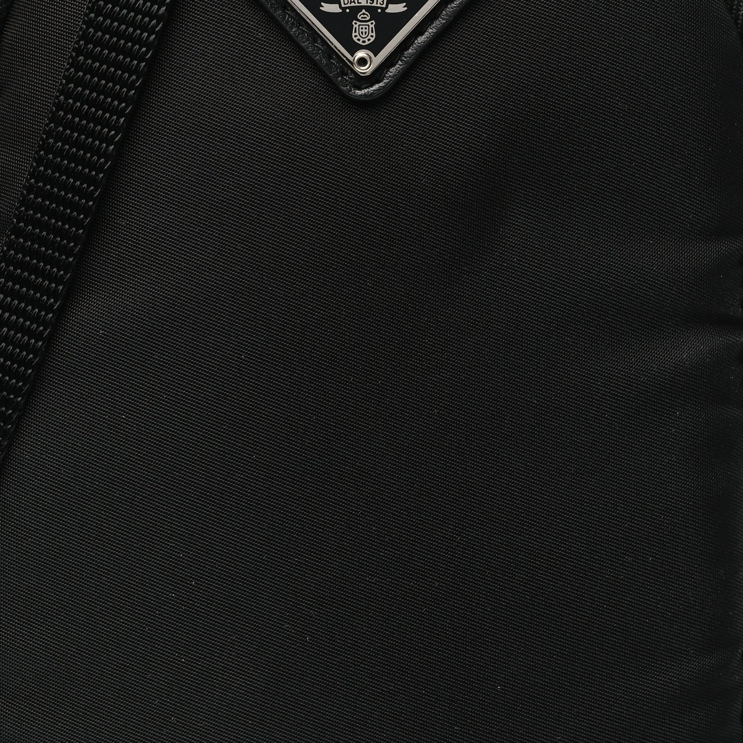 Tessuto Nylon Pocket Mini Bag Black