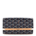Goyardine Monte Carlo Bois Clutch Navy