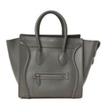 Smooth Calfskin Mini Luggage Grey