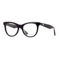 Bottega Veneta Eyeglasses Cat Eye Full Rim, Black Frame and Clear Demo Lenses Lens BV1064O001
