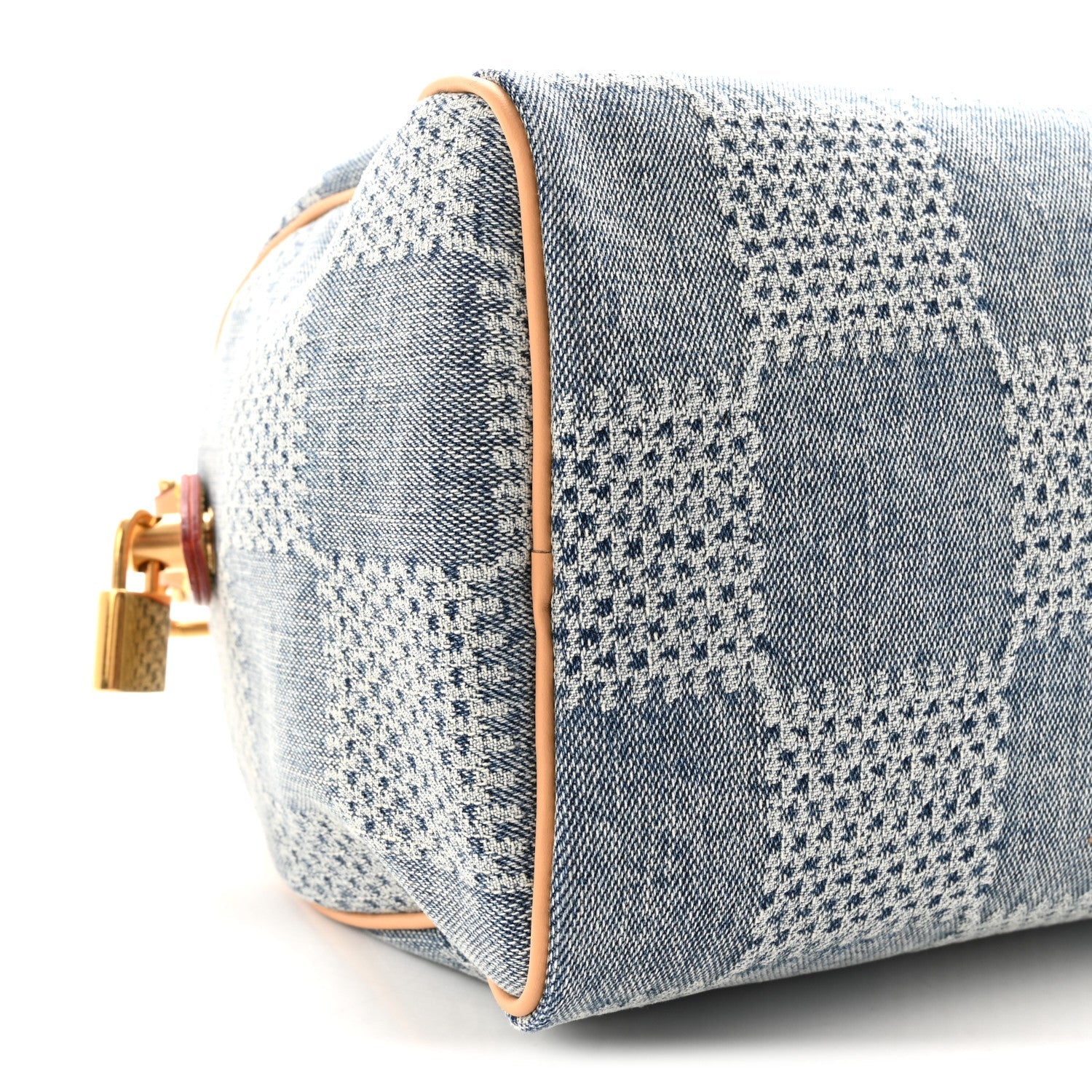 Damier Denim 3D Speedy Bandouliere 25 Bleu