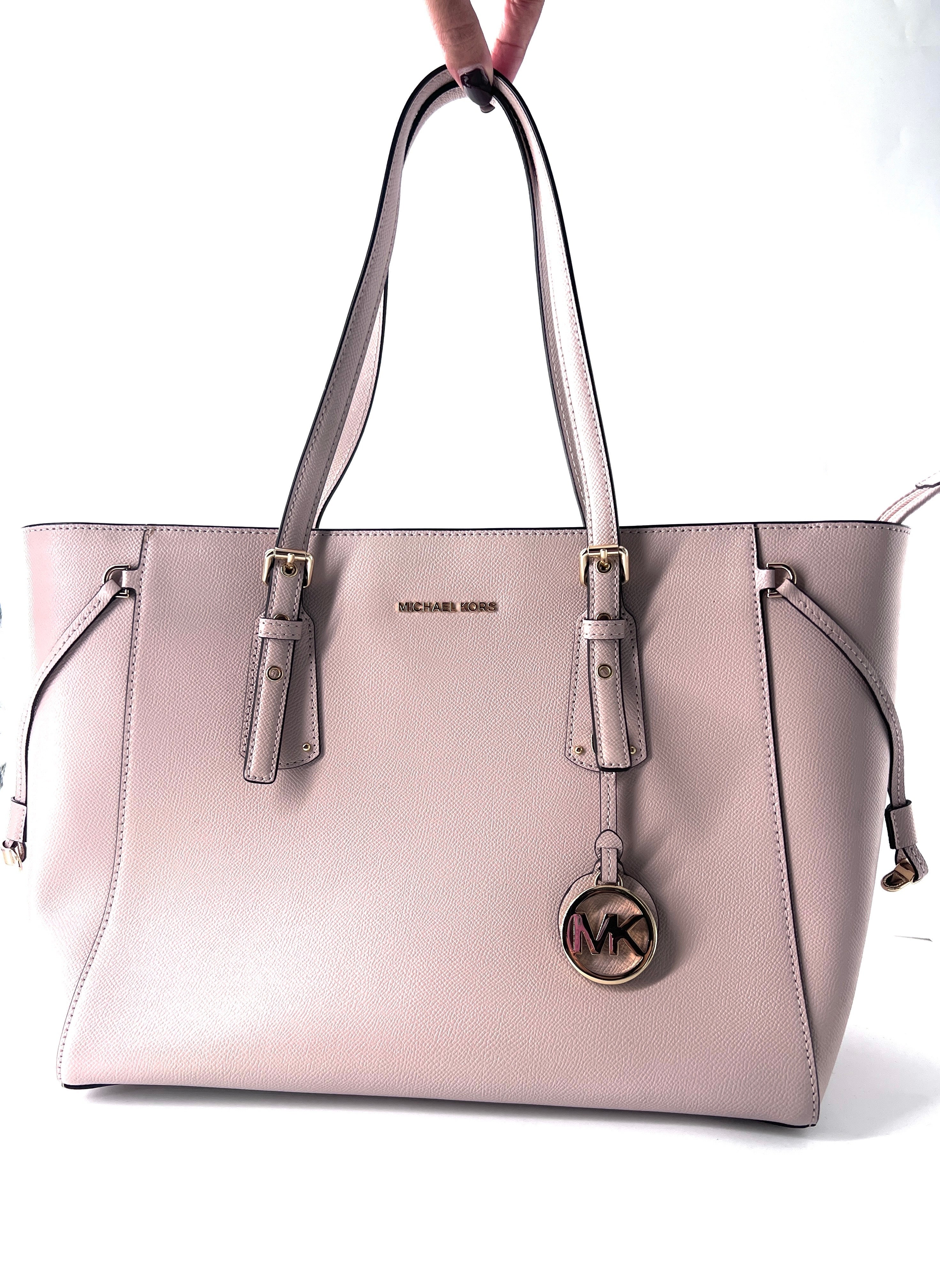Michael Kors Cabas Leather White Leather Bag (Authentic  )