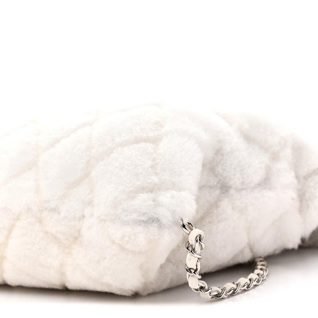 Shearling Coco Neige Backpack White
