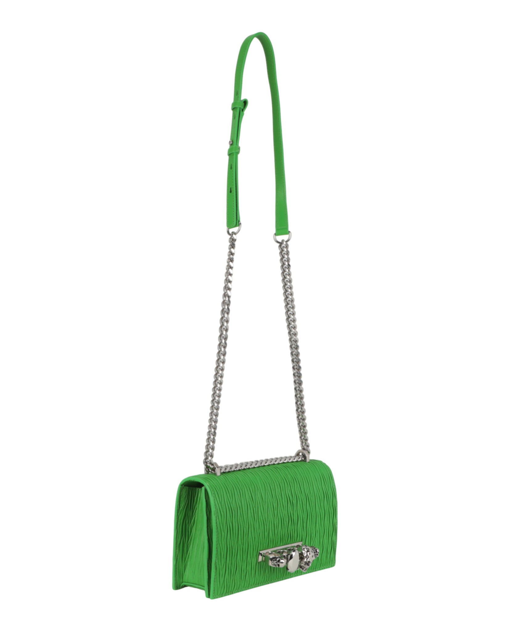 Alexander McQueen Womens Small Jeweled Shoulder Bag