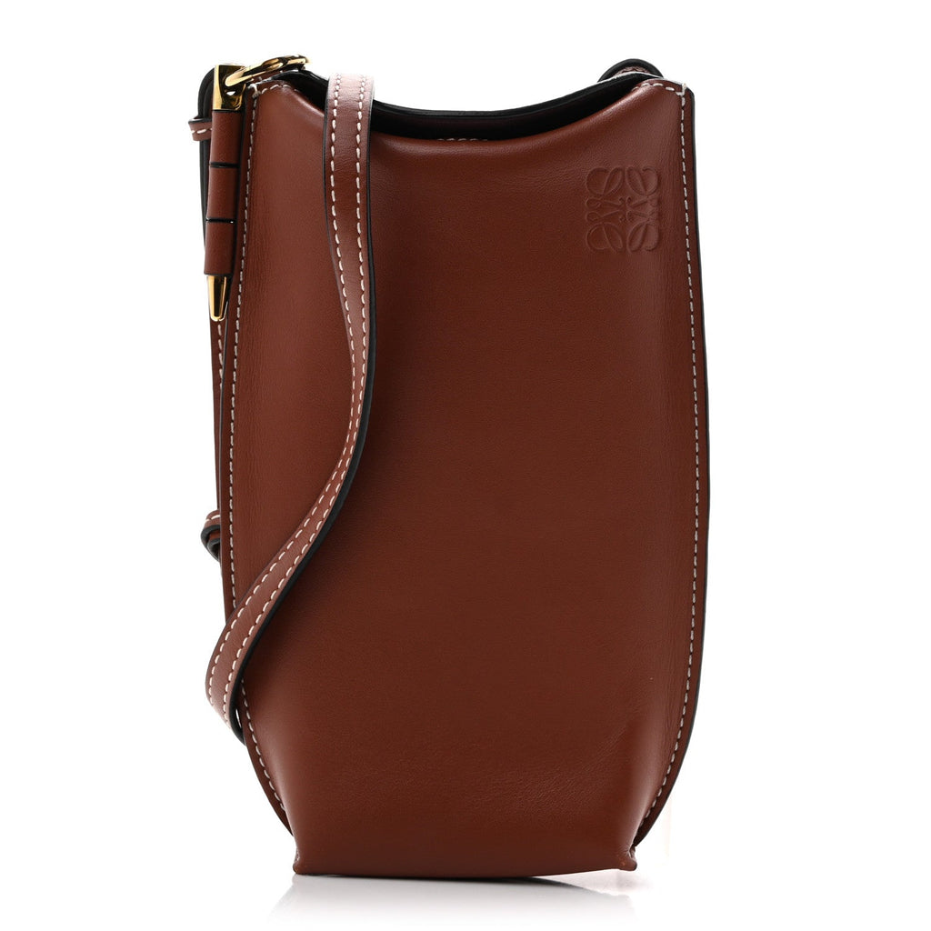 Smooth Calfskin Gate Pocket Rust