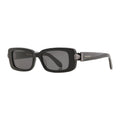 Salvatore Ferragamo Sunglasses Rectangle Full Rim, Black Frame and Dark Grey Lens SF1105S001