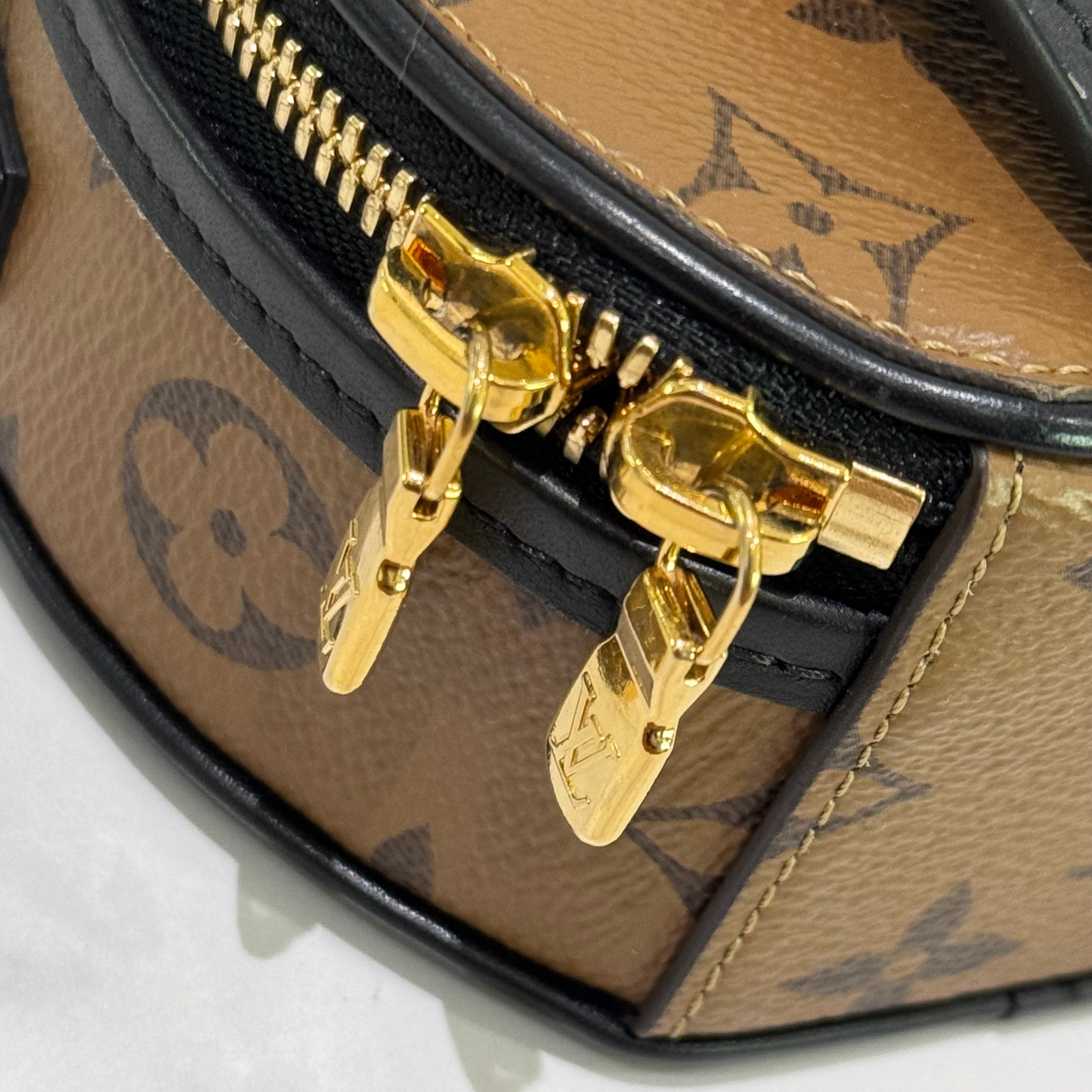 LOUIS VUITTON Mini Monogram Round Crossbody Bag
